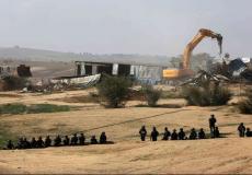 النقب: هدم وتخريب في خربة الوطن