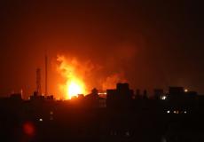 قصف إسرائيلي على غزة