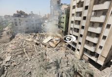 من آثار القصف الإسرائيلي على غزة