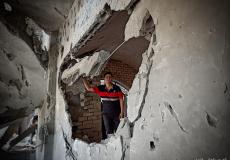 من آثار القصف الإسرائيلي على غزة