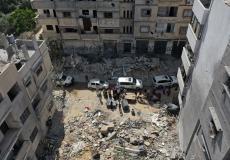 دمار في غزة بفعل القصف الإسرائيلي - توضيحية