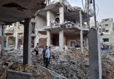 من القصف الإسرائيلي على شمال غزة