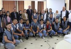 لقاء عورتاني مع أعضاء البرلمان الطلابي الموحد ومجلس أطفال فلسطين