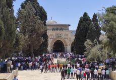 أداء صلاة الجمعة في المسجد الأقصى