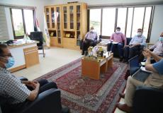 خلال زيارة وفد الإدارة العامة للصحة النفسية ووحدة التنيق في وزارة الصحة لبرنامج غزة للصحة النفسية