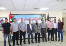 زيارة محافظ غزة للمستشفى الميداني الأردني