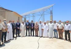 افتتاح مشروع الطاقة الشمسية