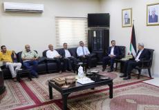 قلقيلية: المحافظ يلتقي الامين العام لاتحاد المعلمين الفلسطينين.