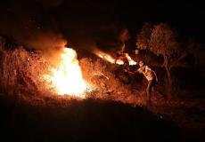 فعاليات الارباك الليلي على جبل أبو صبيح في الضفة الغربية