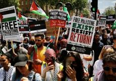 مظاهرات تضامن مع فلسطين - أرشيف