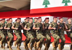 صورة أرشيفية لعناصر من الجيش اللبناني أثناء التدريب