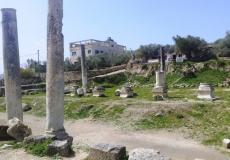 الاحتلال يوقف أعمال تأهيل مدخل سبسطية شمال مدينة نابلس