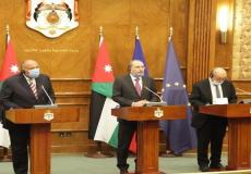 وزراء خارجية مصر والأدرن وفرنساسا