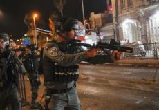 قوات الاحتلال في حي الشيخ جراح