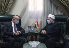لقاء الهباش مع مفتي مصر في القاهرة