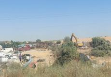 عمليات هدم واقتلاع أشجار في منطقة النقب صباح اليوم