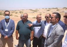 القنصل الإيطالي يجري جولة في الأغوار الشمالية