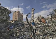 أثار الدمار في قطاع غزة