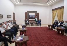 الرئيس عباس يستقبل أمناء سر أقاليم حركة "فتح" في الضفة الغربية