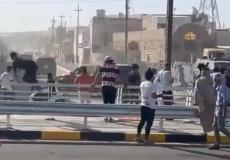 رشق موكب رئيس الوزراء العراقي بالحجارة