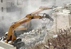 عمليات هدم في حي البستان - أرشيف