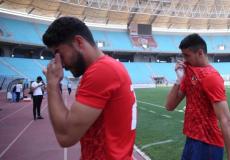 اختناق لاعبي الأهلي المصري خلال أحداث ملعب رادس