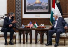 أبو مازن مع بلينكن