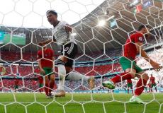 من مباراة ألمانيا والبرتغال اليوم