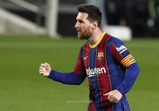 ليونيل ميسي لاعب فريق برشلونة