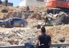 مكان استشهاد المواطنة مي عفانة