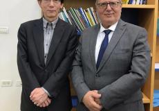 جمال الخضري والسفير الياباني