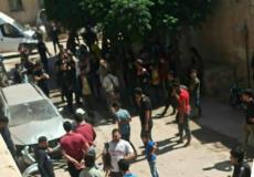 انفجار سيارة في احدى شوارع سوريا بفِعل عبوة ناسفة داخلها