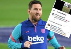 طفلة تثير اعجاب ميسي