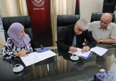 جامعة الأزهر-غزة توقع اتفاقية مع مؤسسة CHF لتشغيل الطلبة والخريجين المتميزين بكلية الزراعة والطب البيطري