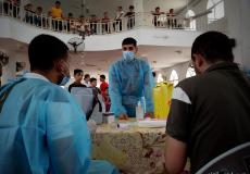 بدء حملة تطعيم المصلين في مساجد قطاع غزة