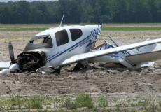 حادث طائرة في ابو ظبي - أرشيف