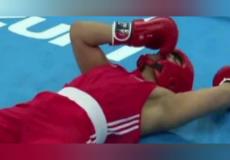 الملاكم المغربي صلاح الدين بن حبيبي