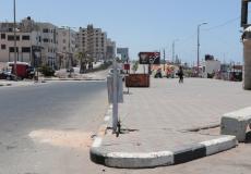 بلدية غزة تُركب 45 حاوية للنفايات في شارعي الرشيد وعمر المختار