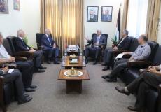 اجتماع وزير التربية مع القنصل التركي