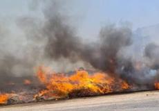 من مكان الحريق