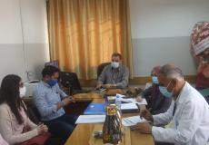 خلال لقاء الوزارة باللجنة الدولية للصليب الأحمر