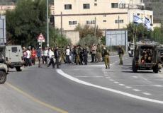 قوات الاحتلال تصيب شاب فلسطيني قرب مستوطنة يتسهار