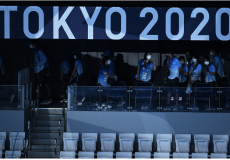 احدى الفرق الرياضية المشاركة في بطولة أولمبياد طوكيو 2020