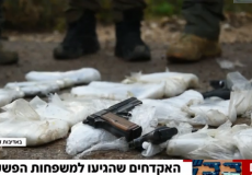 المسدسات التي تم ضبطها على الحدود اللبنانية