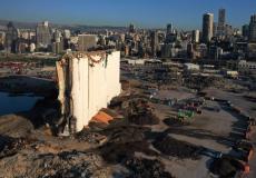 مرفأ بيروت بعد تضره لإنفجار قبل عدة سنوات