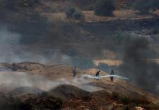 قوات الاحتلال تعتدي على المواطنين بجبل صبيح في نابلس