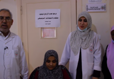 الطالبة سُعاد تتلقى العلاج التأهيلي بمستشفى الوفاء، وتُقدم اختبارات التوجيهي من داخل المشفى