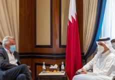وزير الخارجية القطري يجتمع مع المنسق الخاص للأمم المتحدة لعملية السلام في الشرق الأوسط