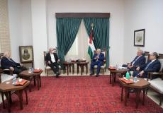 الرئيس عباس يستقبل رئيس جامعة بيرزيت الجديد