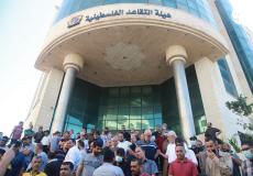 وقفة احتجاجية بغزة تطالب الحكومة بإلغاء التقاعد العسكري القسري